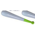 Regular Size White/Lime Green Inflatable Baseball Bat